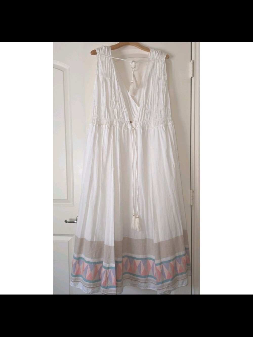 Free People white lulu midi dress small - Picture 3 of 6